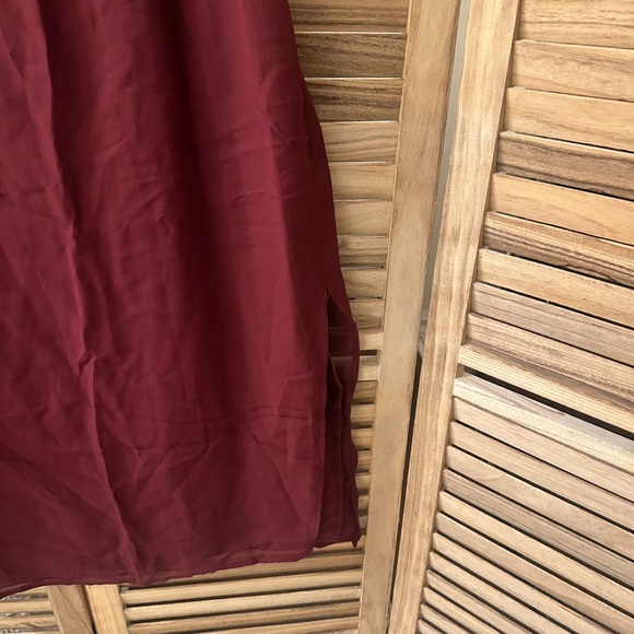 REFORMATION Besse Midi Dress in Plum size 10 - Picture 6 of 7